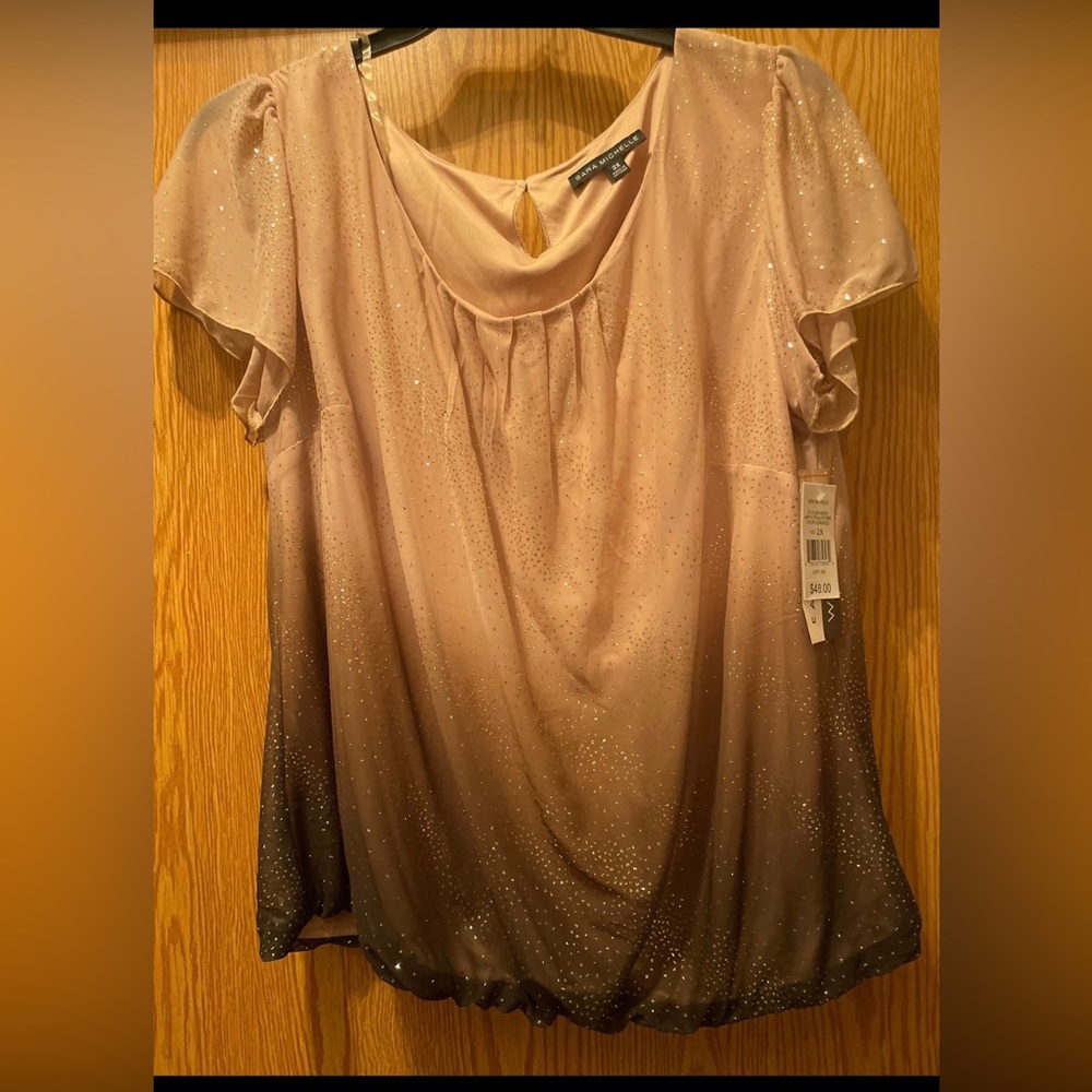 NWT Womens sparkly blouse